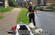 Canal clean up, Scuba Diving Santa