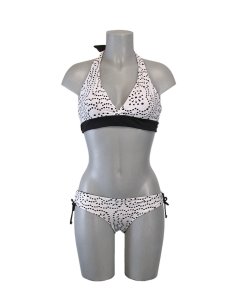 Moontide D/DD Halter Top & Beaded Hipster Pant - Sweet Pea/Black