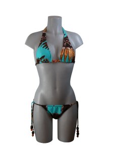 Aguaclara Mama Africa Halter Top & Side Tie Bottom